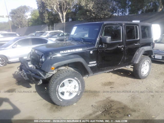 1C4BJWDG3HL576126 - 2017 JEEP WRANGLER UNLIMITE SPORT BLACK photo 2