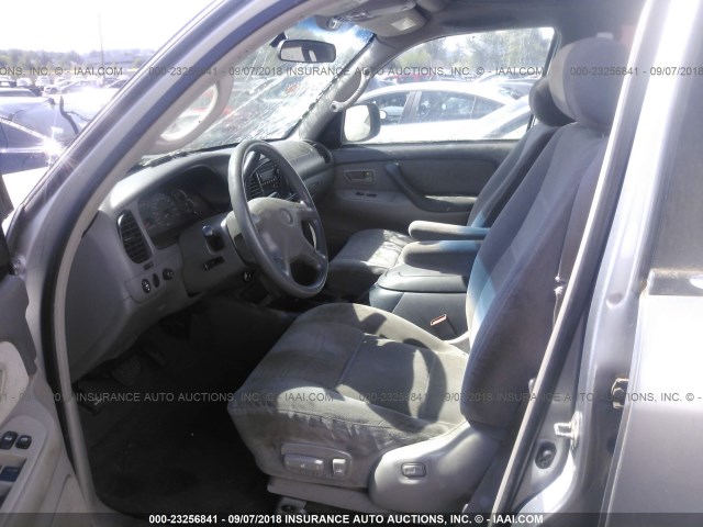 5TDBT44A21S048060 - 2001 TOYOTA SEQUOIA SR5 SILVER photo 5