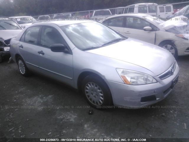 1HGCM56157A167877 - 2007 HONDA ACCORD VALUE SILVER photo 1