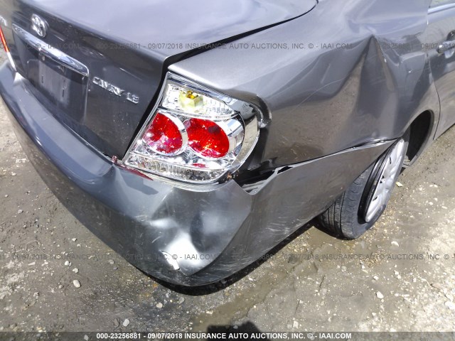 4T1BE32K96U701823 - 2006 TOYOTA CAMRY LE/XLE/SE Сұр фото 6