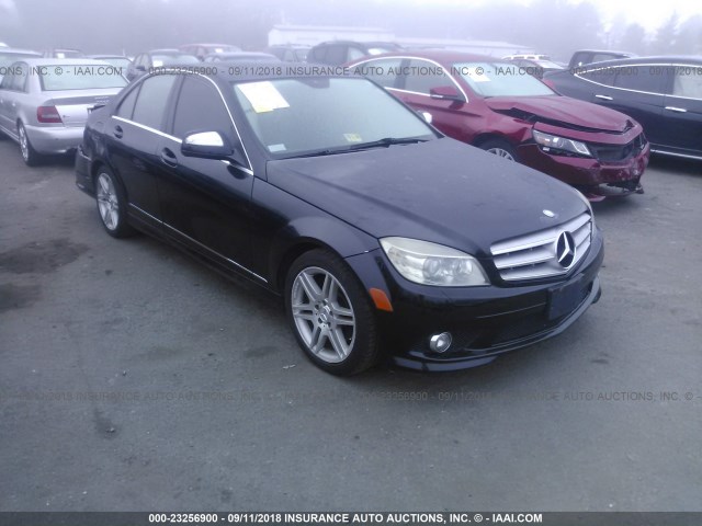 WDDGF56X18F048748 - 2008 MERCEDES-BENZ C 350 BLACK photo 1