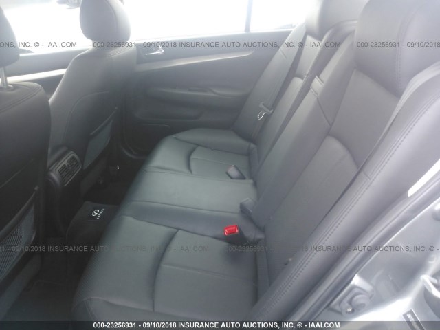 JN1CV6AP0FM502315 - 2015 INFINITI Q40 GRAY photo 8