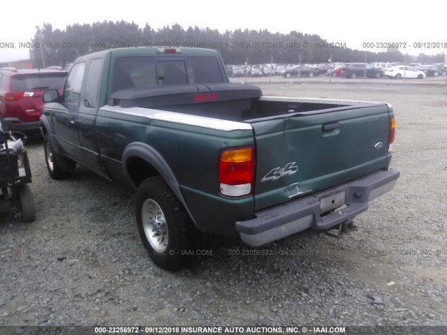 1FTZR15X0XTA58028 - 1999 FORD RANGER SUPER CAB GREEN photo 3