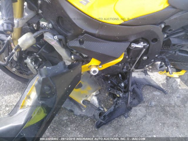 JS1GR7MA8C2100611 - 2012 SUZUKI GSX750 YELLOW photo 9