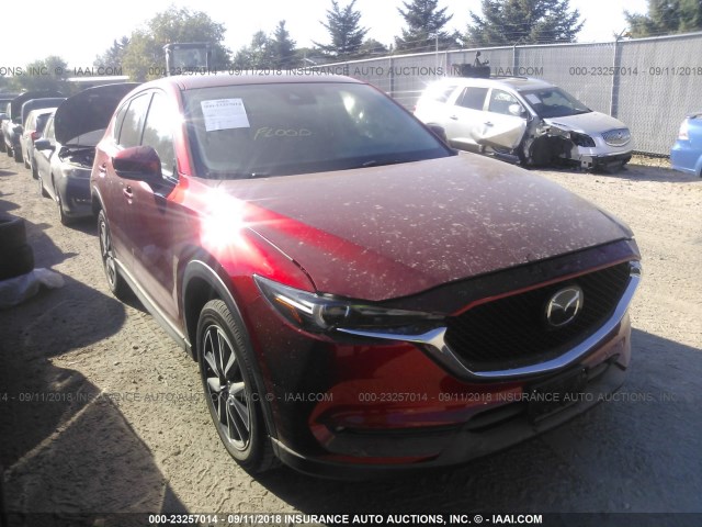 JM3KFBDLXH0181649 - 2017 MAZDA CX-5 GRAND TOURING RED photo 1