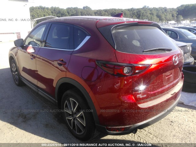 JM3KFBDLXH0181649 - 2017 MAZDA CX-5 GRAND TOURING RED photo 3