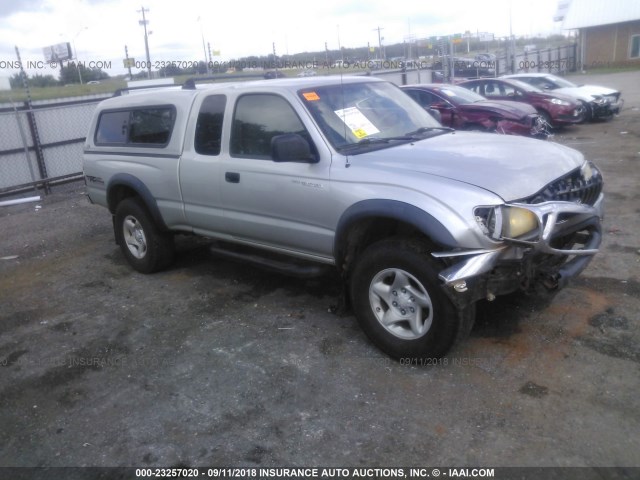 5TESN92N04Z319072 - 2004 TOYOTA TACOMA XTRACAB PRERUNNER ვერცხლისფერი ფოტო 1