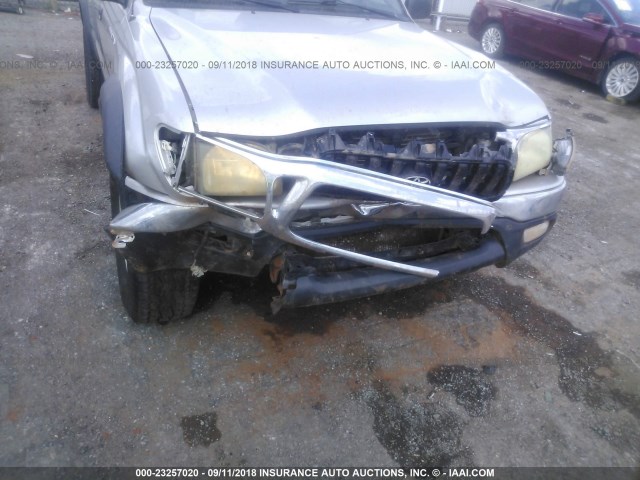 5TESN92N04Z319072 - 2004 TOYOTA TACOMA XTRACAB PRERUNNER ვერცხლისფერი ფოტო 6