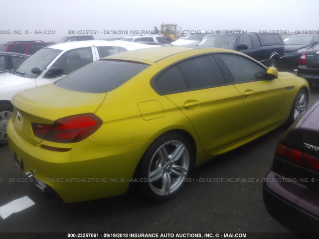 WBA6B8C58ED452575 - 2014 BMW 640 XI/GRAN COUPE GREEN photo 4