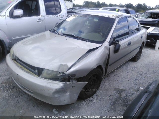 JM1BC1419W0214793 - 1998 MAZDA PROTEGE DX/LX/ES TAN photo 2