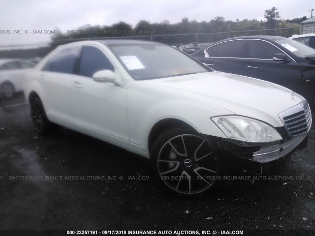 WDDNG86X08A173663 - 2008 MERCEDES-BENZ S 550 4MATIC WHITE photo 1