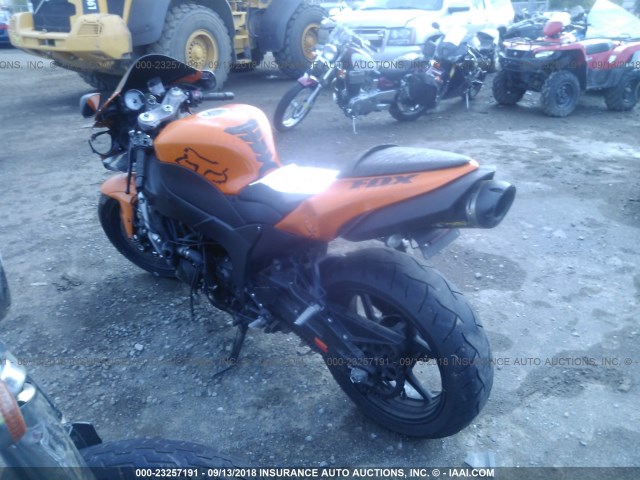 JKAZX4P177A022715 - 2007 KAWASAKI ZX600 P ORANGE photo 3