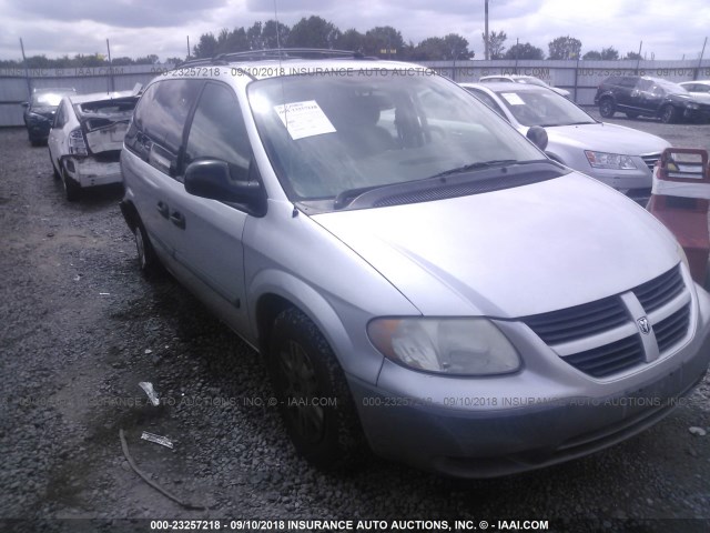 1D4GP25R57B238828 - 2007 DODGE CARAVAN SE GRAY photo 1