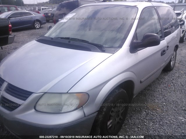 1D4GP25R57B238828 - 2007 DODGE CARAVAN SE GRAY photo 2