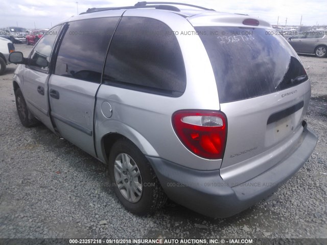 1D4GP25R57B238828 - 2007 DODGE CARAVAN SE GRAY photo 3