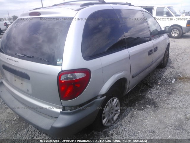 1D4GP25R57B238828 - 2007 DODGE CARAVAN SE GRAY photo 4