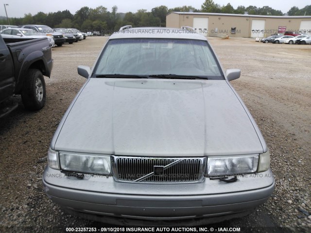 YV1KW9615S1026354 - 1995 VOLVO 960 GRAY photo 6