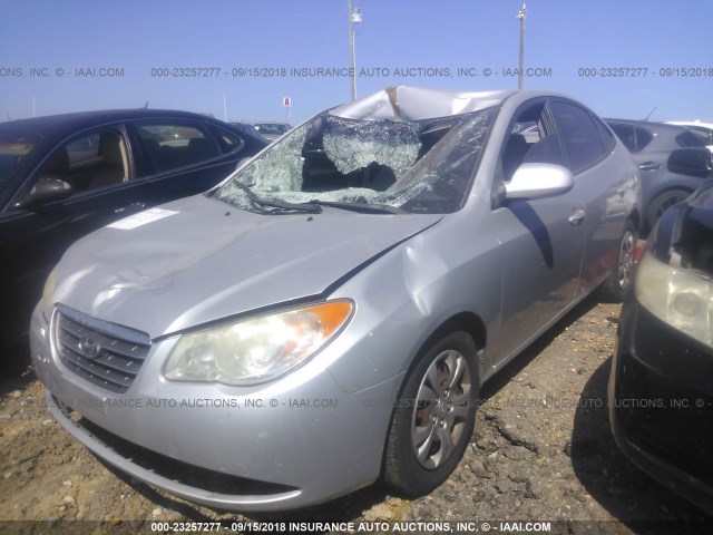 KMHDU46D99U760940 - 2009 HYUNDAI ELANTRA GLS/SE SILVER photo 2