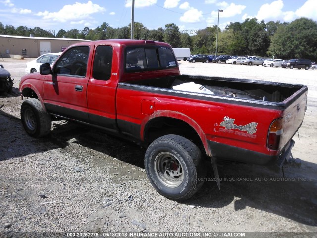 4TAWM72N2YZ579866 - 2000 TOYOTA TACOMA XTRACAB RED photo 3