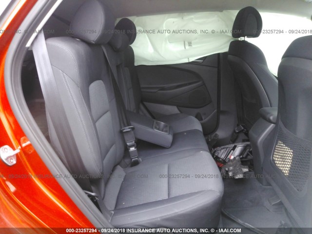 KM8J3CA42HU452479 - 2017 HYUNDAI TUCSON LIMITED/SPORT AND ECO/SE ORANGE photo 8