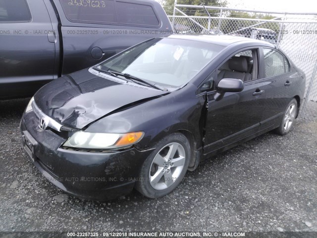 2HGFA16998H509046 - 2008 HONDA CIVIC EXL 黑色 照片 2