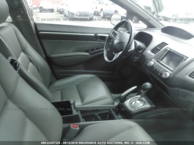 2HGFA16998H509046 - 2008 HONDA CIVIC EXL 黑色 照片 5