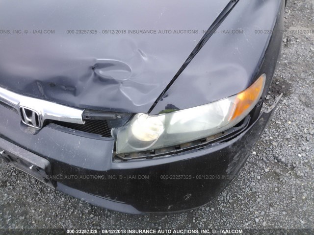 2HGFA16998H509046 - 2008 HONDA CIVIC EXL 黑色 照片 6