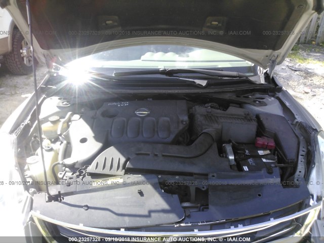 1N4AL2AP5AN404473 - 2010 NISSAN ALTIMA S SILVER photo 10