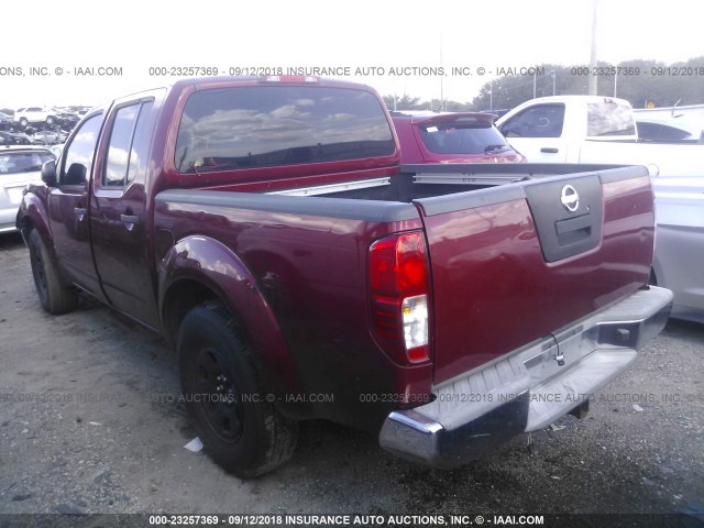 1N6AD07U87C407832 - 2007 NISSAN FRONTIER CREW CAB LE/SE/OFF ROAD RED photo 3