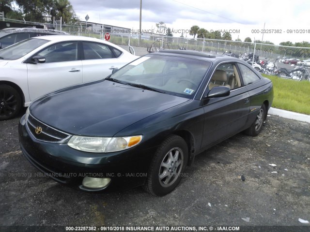 2T1CF22P9XC108571 - 1999 TOYOTA CAMRY SOLARA SE/SLE მწვანე ფოტო 2