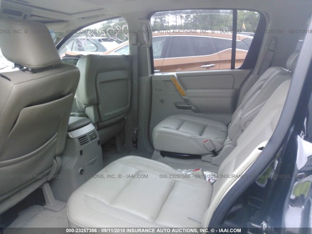 5N3AA08C55N803089 - 2005 INFINITI QX56 BLACK photo 8