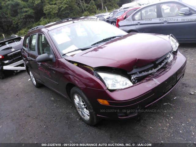 1FAFP36N36W187840 - 2006 FORD FOCUS ZXW MAROON photo 1