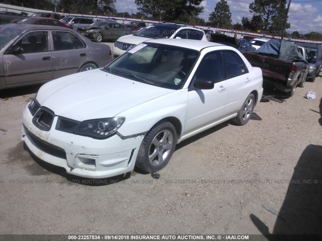 JF1GD67636H523495 - 2006 SUBARU IMPREZA 2.5I WHITE photo 2