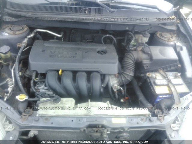 2T1KR32E95C382938 - 2005 TOYOTA COROLLA MATRIX XR GRAY photo 10