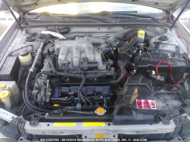 JN1DA31A73T414468 - 2003 NISSAN MAXIMA GLE/SE GRAY photo 10