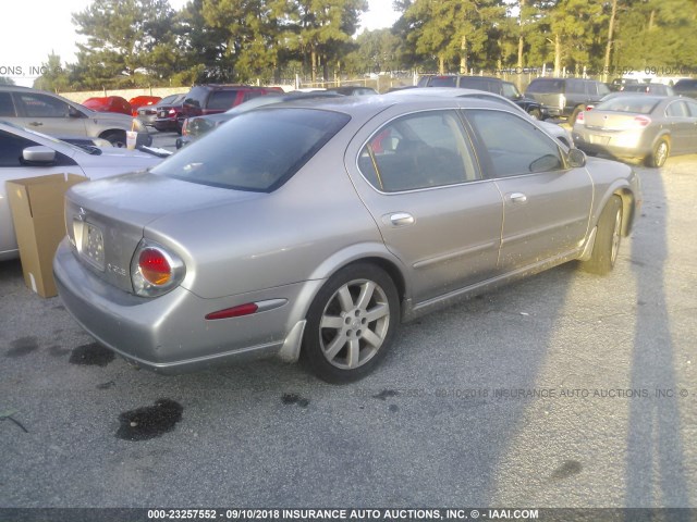 JN1DA31A73T414468 - 2003 NISSAN MAXIMA GLE/SE GRAY photo 4