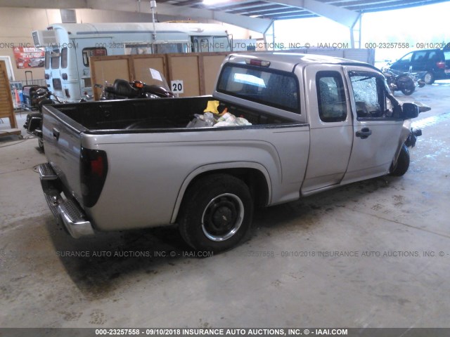 1GCCS198268251800 - 2006 CHEVROLET COLORADO BEIGE photo 4