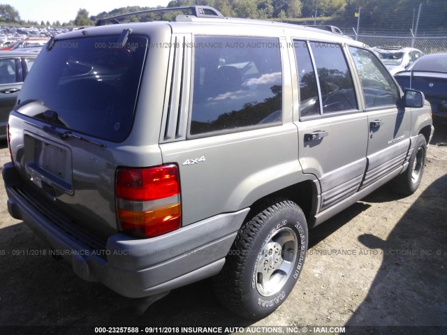 1J4GZ58S7WC275292 - 1998 JEEP GRAND CHEROKEE LAREDO/TSI GREEN photo 4