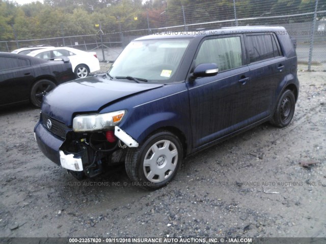JTLKE50E981004674 - 2008 TOYOTA SCION XB Azul foto 2
