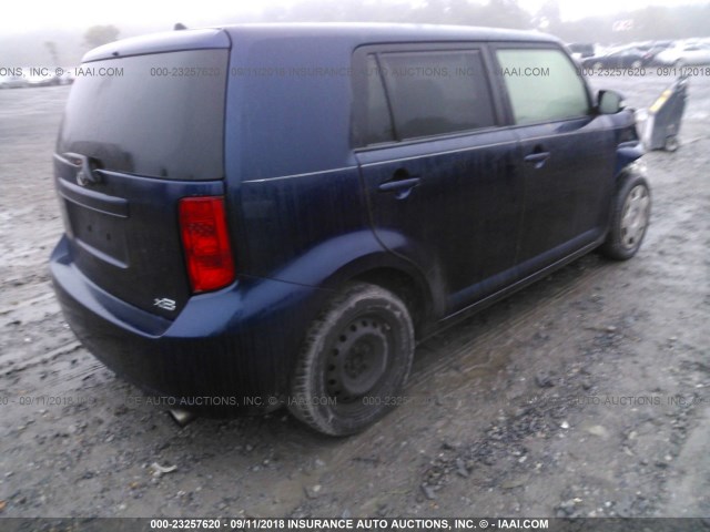 JTLKE50E981004674 - 2008 TOYOTA SCION XB Azul foto 4