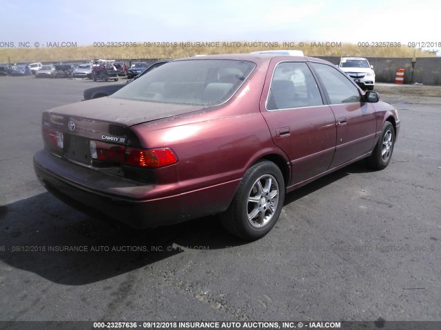 JT2BG22K910531917 - 2001 TOYOTA CAMRY CE/LE/XLE 勃艮第红 照片 4