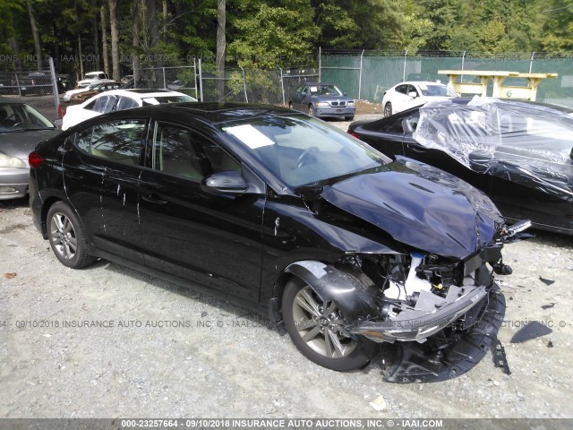 5NPD84LF9JH362219 - 2018 HYUNDAI ELANTRA SEL/VALUE/LIMITED BLACK photo 1