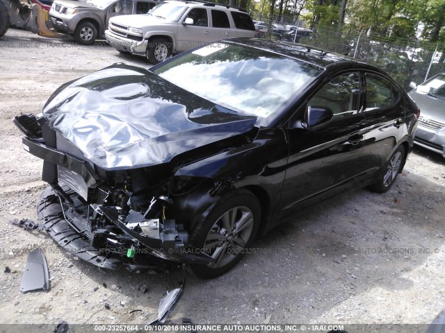 5NPD84LF9JH362219 - 2018 HYUNDAI ELANTRA SEL/VALUE/LIMITED BLACK photo 2