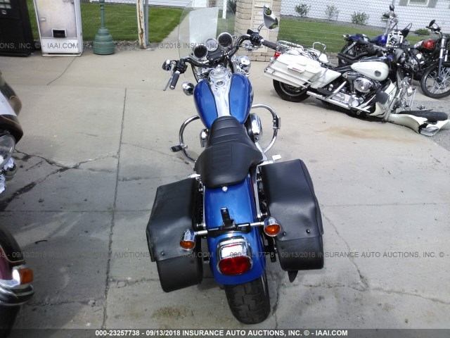 1HD1GM4117K305126 - 2007 HARLEY-DAVIDSON FXD BLUE photo 6