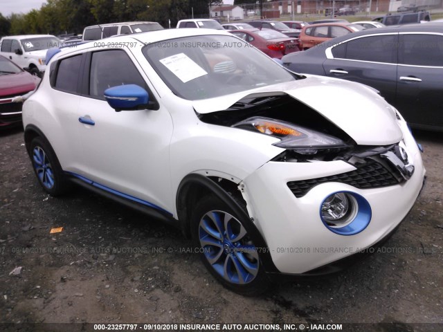 JN8AF5MVXGT658587 - 2016 NISSAN JUKE S/SV/SL/NISMO WHITE photo 1