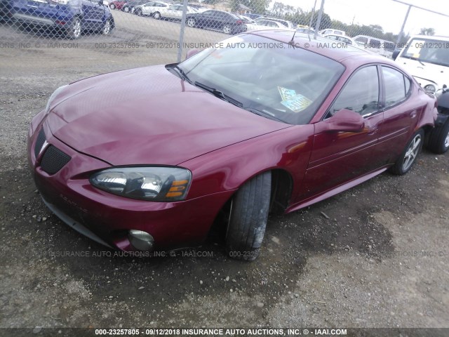 2G2WR524741118526 - 2004 PONTIAC GRAND PRIX GTP BURGUNDY photo 2