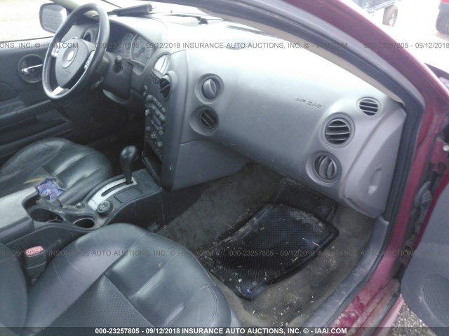 2G2WR524741118526 - 2004 PONTIAC GRAND PRIX GTP BURGUNDY photo 5