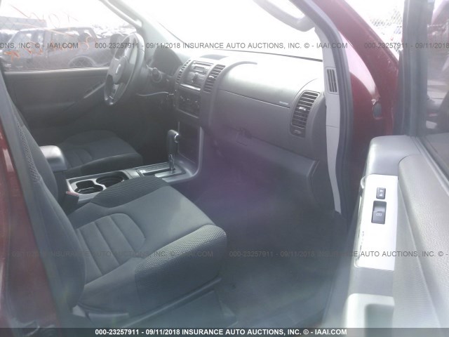 5N1AR1NN6BC609644 - 2011 NISSAN PATHFINDER S/LE/SE RED photo 5