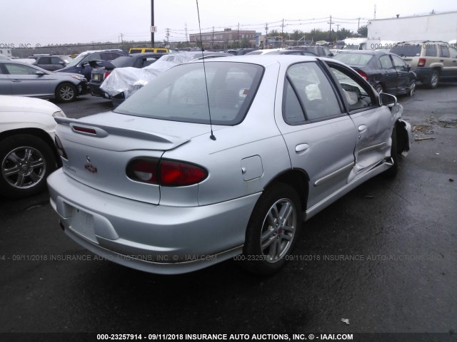 1G1JH52FX27311367 - 2002 CHEVROLET CAVALIER LS SPORT SILVER photo 4