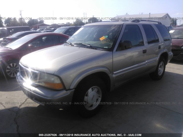 1GKCS13W1X2505111 - 1999 GMC JIMMY Алтын фото 2